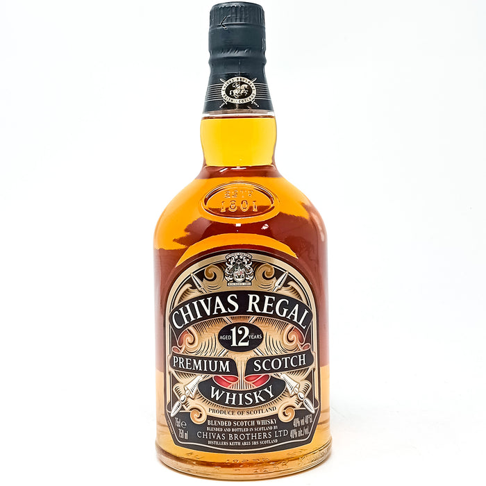 Chivas Regal 12 Year Old Blended Scotch Whisky, 75cl, 43% ABV