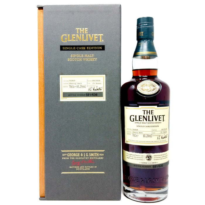 Glenlivet 15 Year Old Single Cask #56069 Single Malt Scotch Whisky, 70cl, 60.2% ABV