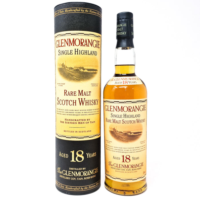 Glenmorangie 18 Year Old Single Malt Scotch Whisky, 70cl, 43% ABV