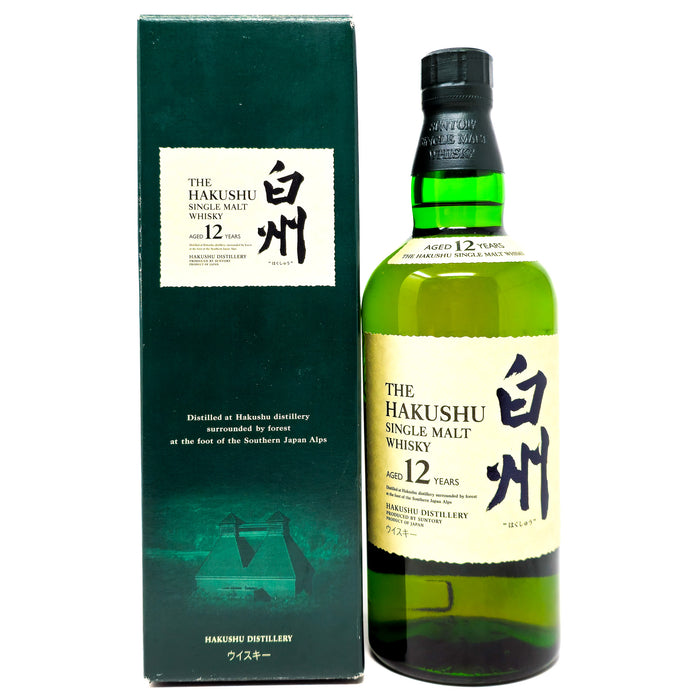 Hakushu 12 Year Old Single Malt Japanese Whisky, 70cl, 43% ABV