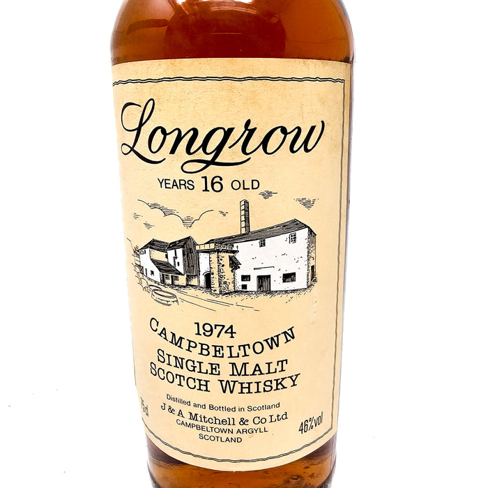 Longrow 1974 16 Year Old Single Malt Scotch Whisky, 75cl, 46% ABV