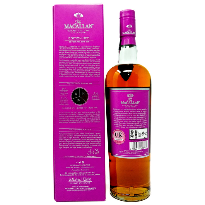 Macallan Edition No.5 Single Malt Scotch Whisky, 70cl, 48.5% ABV