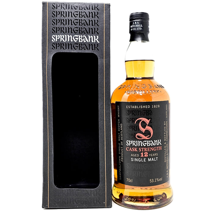 Springbank 12 Year Old Cask Strength 2013 Single Malt Scotch Whisky, 70cl, 53.1% ABV