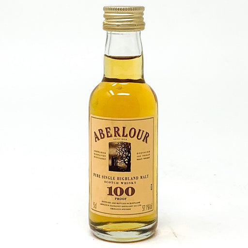 Aberlour 100 Proof Scotch Whisky, Miniature, 5cl, 57.1% ABV - Old and Rare Whisky (4958498127935)