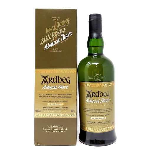 Ardbeg 1998 10 Year Old 'Almost There' Single Malt Scotch Whisky, 70cl, 54.1% ABV - Old and Rare Whisky (4461212237887)