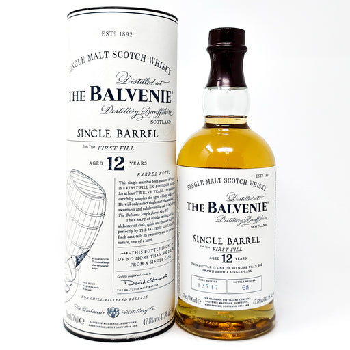 Balvenie 12 Year Old First Fill Single Barrel #12747 Single Malt Scotch Whisky, 70cl, 47.8% A BV (7028104921151)