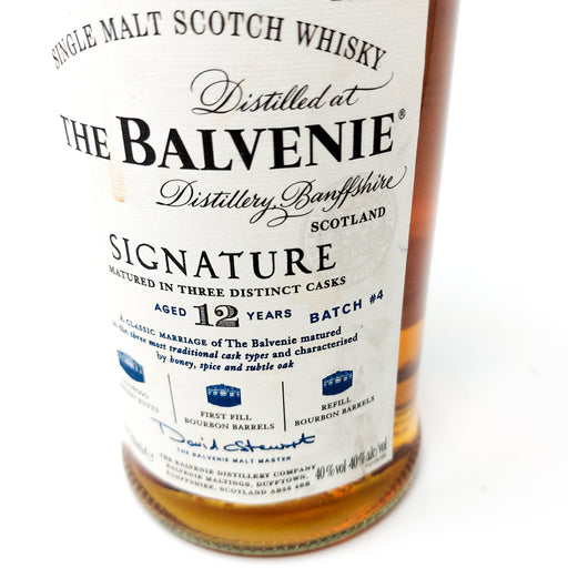 Balvenie Signature 12 Year Old Batch 1 Single Malt Scotch Whisky, 70cl, 40% ABV (7123762053183)