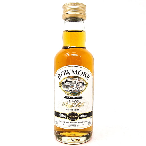 Bowmore Darkest From The Vaults Single Malt Scotch Whisky, Miniature, 5cl, 43% ABV - Old and Rare Whisky (6942399955007)