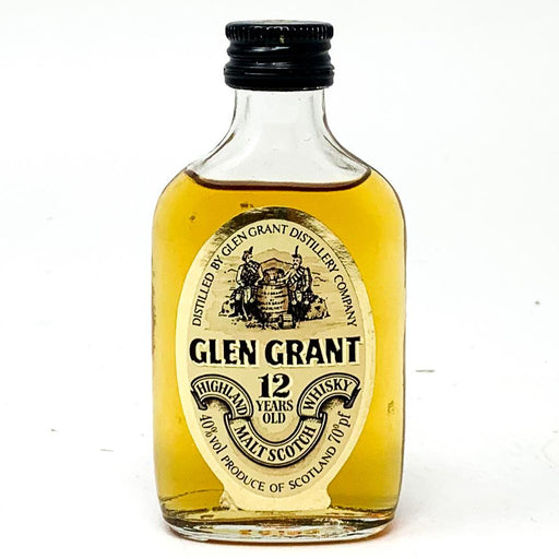 Glen Grant 12 Year Old Scotch Whisky, Miniature, 5cl, 40% ABV - Old and Rare Whisky (4932585259071)