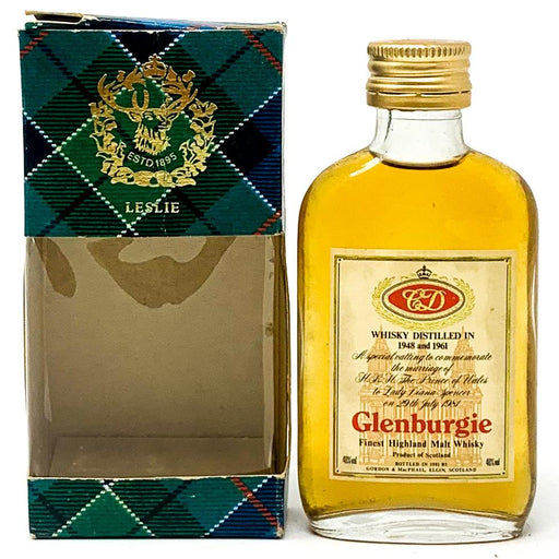 Glenburgie Royal Wedding Highland Scotch Whisky, Miniature, 5cl, 40% ABV - Old and Rare Whisky (6640753475647)
