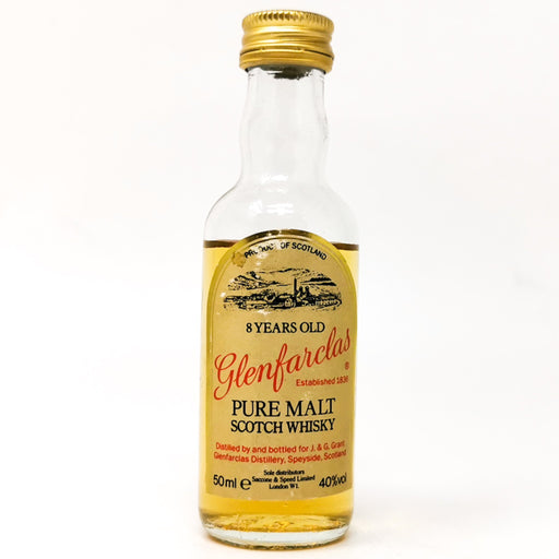 Glenfarclas 8 Year Old Scotch Whisky, Miniature, 5cl, 40% ABV - Old and Rare Whisky (6748999876671)