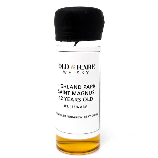 Highland Park 12 Year Old Saint Magnus Single Malt Scotch Whisky 3cl Sample, 55% ABV (7022848966719)