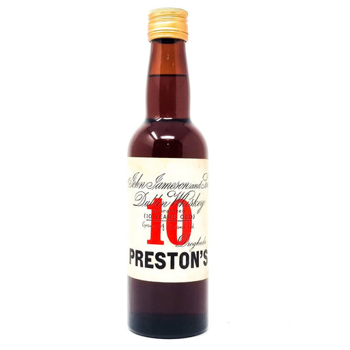 John Jameson Preston's 10 Year Old 35cl, 76 Proof - Old and Rare Whisky (6795081941055)