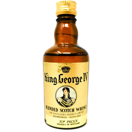 King George IV Old Scotch Whisky, Miniature, 5cl, 40% ABV - Old and Rare Whisky (4809419882559)