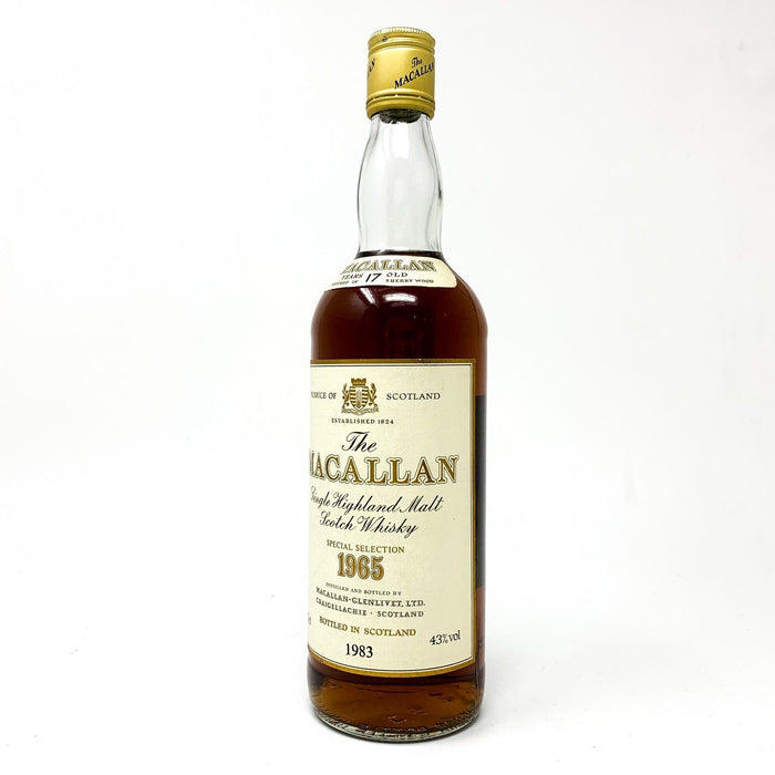 Macallan 1965 - 17 Year Old Malt Whisky, 70cl, 43% ABV - Old and Rare Whisky (1643831132223)