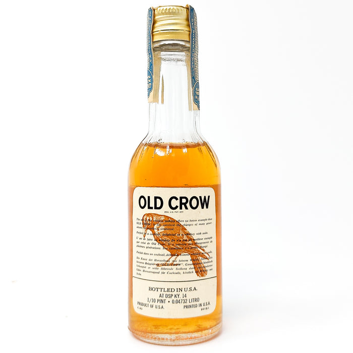 Old Crow Kentucky Straight Bourbon Whiskey, Miniature, 1 2/3 fl. ozs., 70° Proof