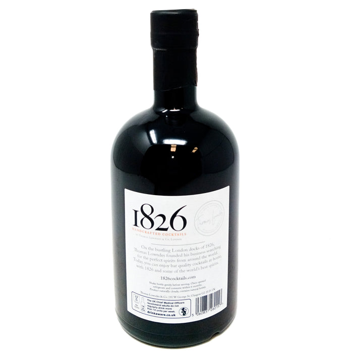 1826 Old Fashioned Pre-Bottled Cocktail, 50cl, 28% ABV