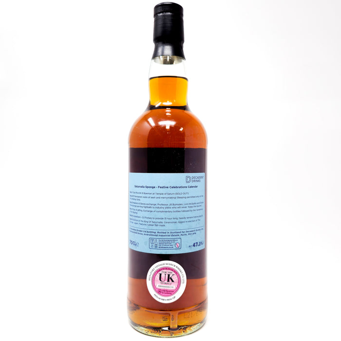 Saturnalia 20 Year Old Whisky Sponge Edition No.44 Blended Malt Scotch Whisky, 70cl, 47.2% ABV