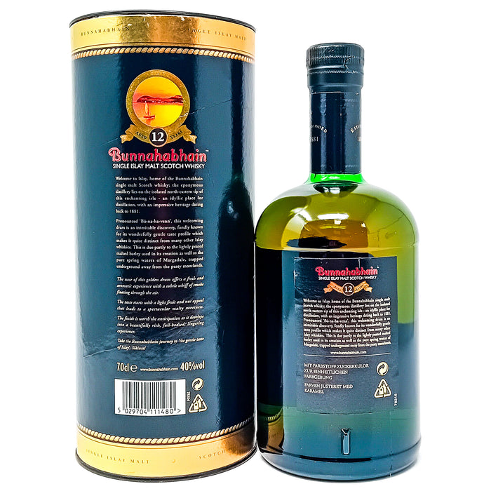 Bunnahabhain 12 Year Old Single Malt Scotch Whisky, 70cl, 40% ABV