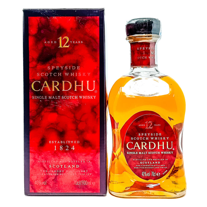 Cardhu 12 Year Old Single Malt Scotch Whisky, 70cl, 40% ABV