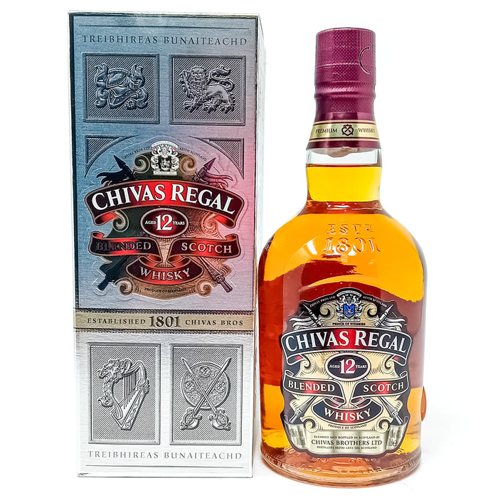 Chivas Regal 12 Year Old Blended Scotch Whisky, 70cl, 40% ABV