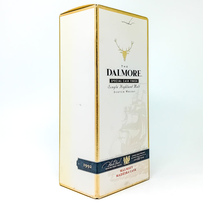 Dalmore 1992 Black Pearl 12 Year Old Malmsey Madeira Finish Single Malt Scotch Whisky, 1L, 40% ABV