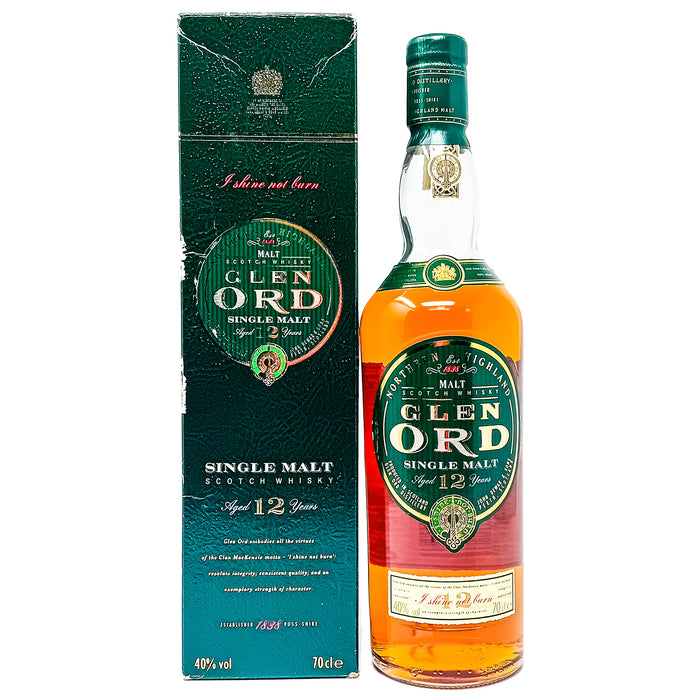 Glen Ord 12 Year Old Single Malt Scotch Whisky, 70cl, 40% ABV