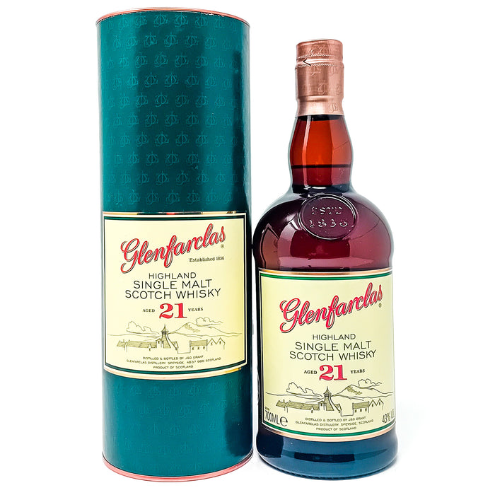 Glenfarclas 21 Year Old Single Malt Scotch Whisky, 70cl, 43% ABV