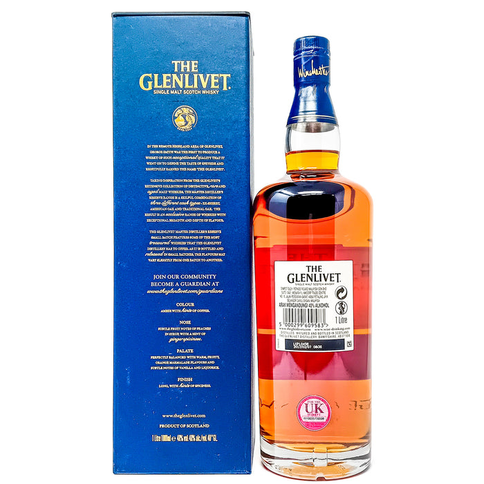 Glenlivet The Master Distiller's Reserve Small Batch 006 Single Malt Scotch Whisky, 1L, 40% ABV