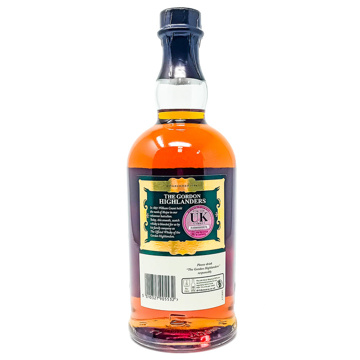 The Gordon Highlanders Rich Mellow Blended Scotch Whisky, 70cl, 40% ABV