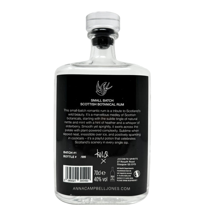 Anna Campbell Jones Small Batch Scottish Botanical Rum Batch 1, 70cl, 40% ABV