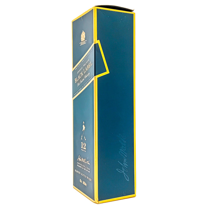 Johnnie Walker 12 Year Old Black Label Blended Scotch Whisky, 70cl, 40% ABV