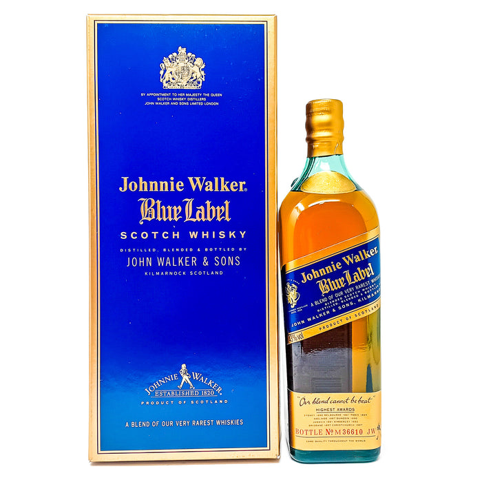 Johnnie Walker Blue Label Old Style Blended Scotch Whisky, 75cl, 43% ABV