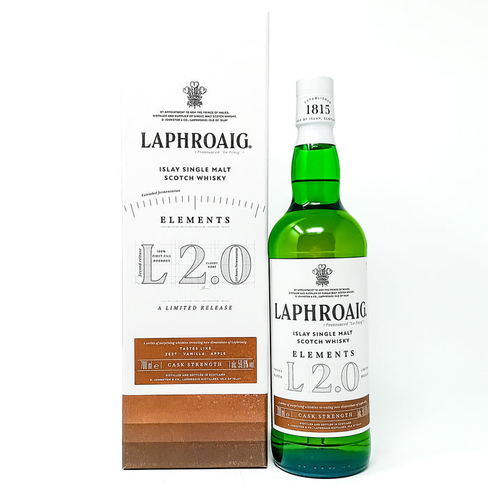 Laphroaig Elements L 2.0 Islay Single Malt Scotch Whisky 70cl, 59.6% ABV