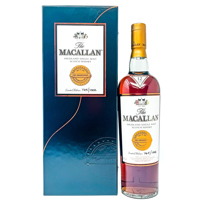 Macallan Re-Awakening 12 Year Old Single Malt Scotch Whisky, 70cl, 43% ABV