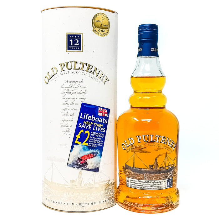 Old Pulteney 12 Year Old Single Malt Scotch Whisky, 70cl, 40% ABV