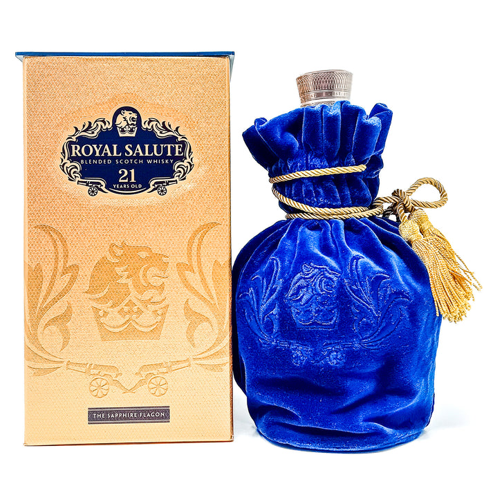 Royal Salute 21 Year Old Sapphire Flagon Blended Scotch Whisky, 70cl, 40% ABV