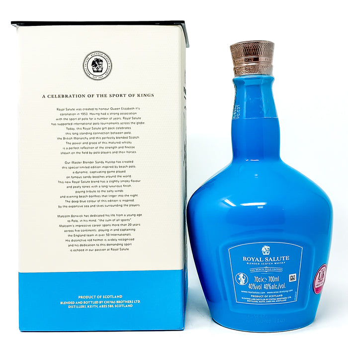 Royal Salute 21 Year Old Beach Polo Edition Blended Scotch Whisky, 70cl, 40% ABV