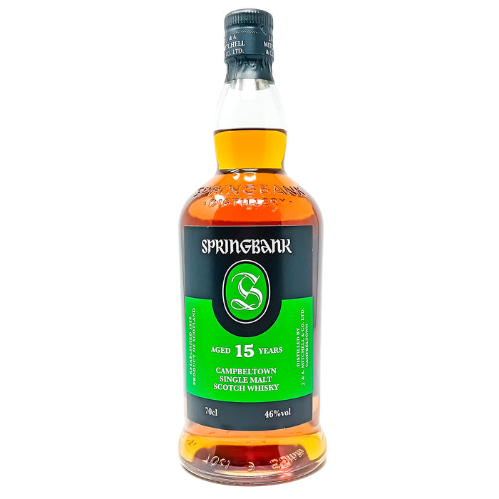 Springbank 15 Year Old Single Malt Scotch Whisky, 70cl, 46% ABV