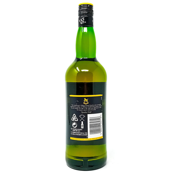 VAT 69 Blended Scotch Whisky, 1L, 40% ABV