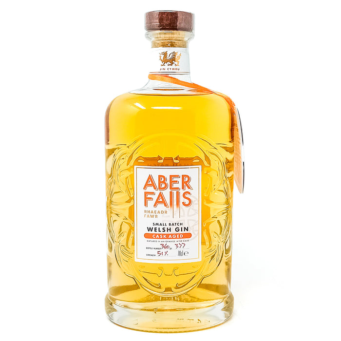 Aber Falls Cask Aged Small Batch Welsh Gin, 70cl, 51% ABV