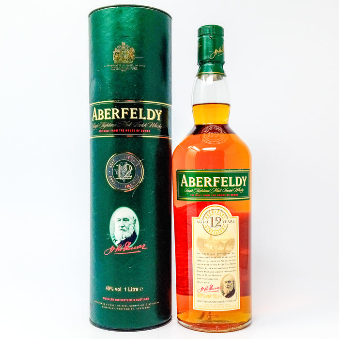 Aberfeldy 12 Year Old Single Malt Scotch Whisky, 1L, 40% ABV