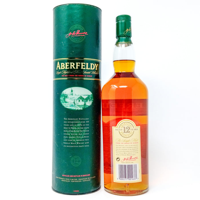 Aberfeldy 12 Year Old Single Malt Scotch Whisky, 1L, 40% ABV