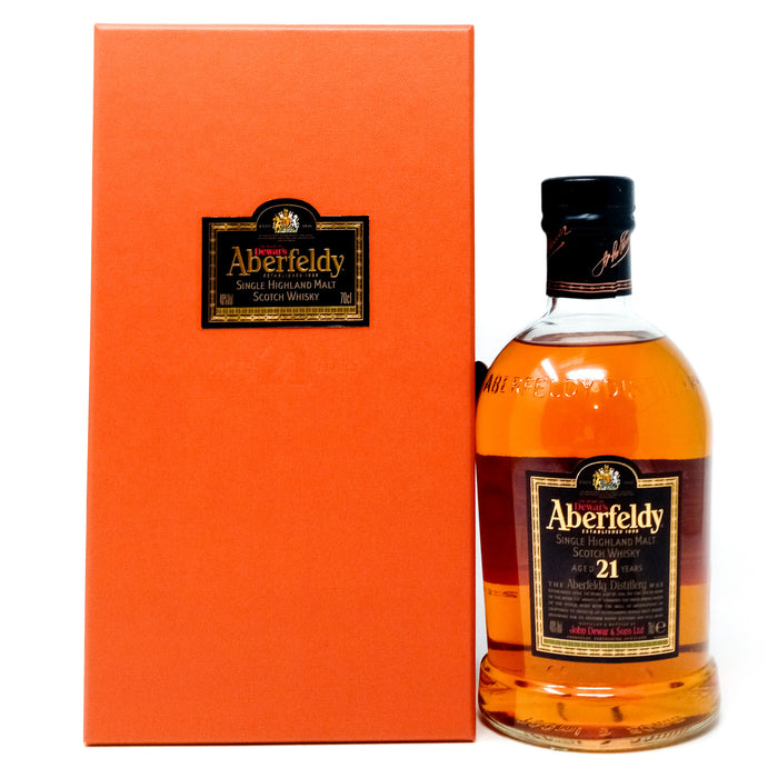 Aberfeldy 21 Year Old Single Malt Scotch Whisky 70cl, 40% ABV