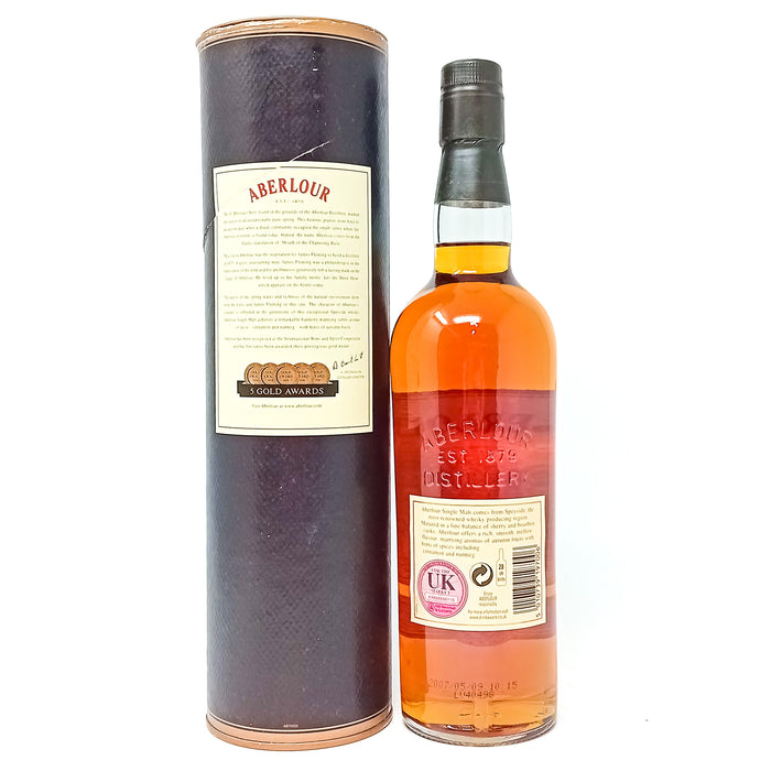Aberlour 10 Year Old Single Malt Scotch Whisky, 70cl, 40% ABV
