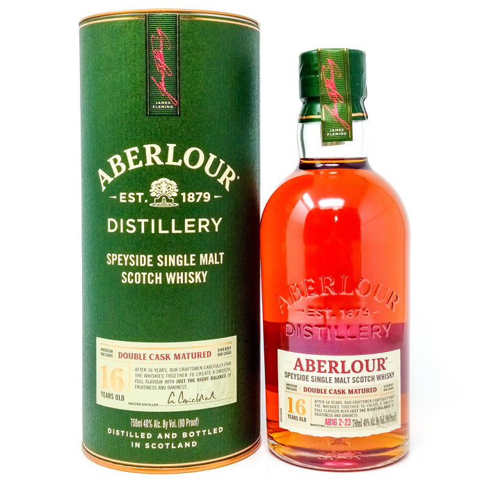 Aberlour 16 Year Old Double Cask Matured Single Malt Scotch Whisky, 75cl, 40% ABV