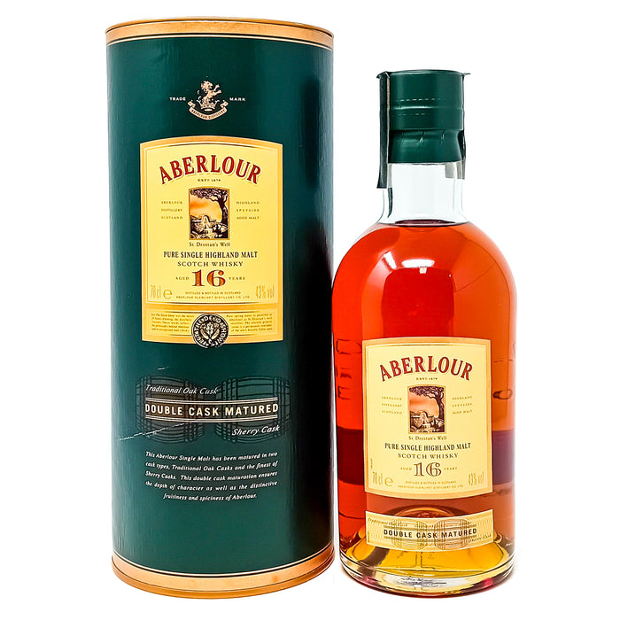 Aberlour 16 Year Old Double Cask Matured Single Malt Scotch Whisky, 70cl, 43% ABV