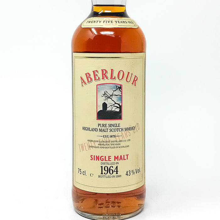 Aberlour 1964 25 Year Old Single Malt Scotch Whisky, 75cl, 43% ABV