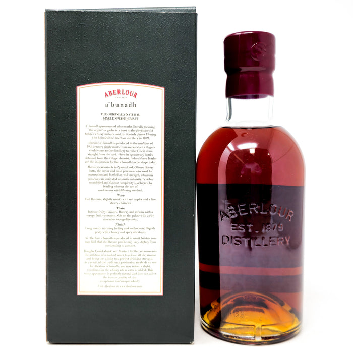 Aberlour A'Bunadh Batch #15 Single Malt Scotch Whisky, 70cl, 59.6% ABV