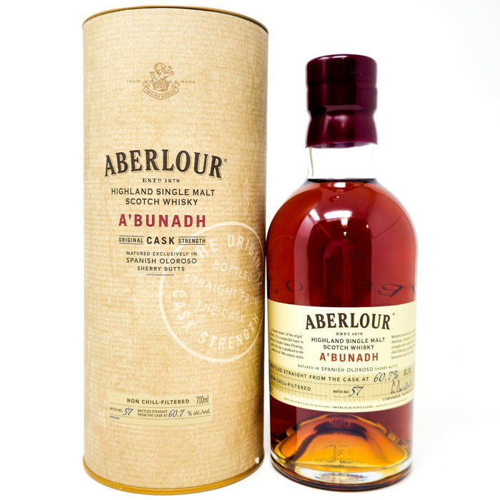 Aberlour A'Bunadh Batch #57 Single Malt Scotch Whisky, 70cl, 60.7% ABV